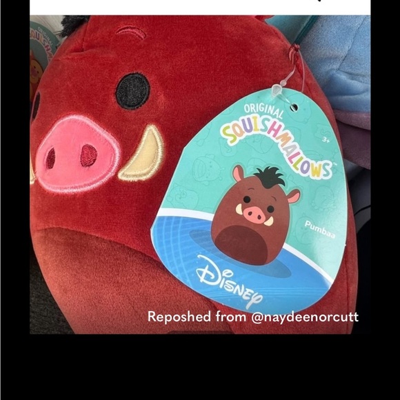 Disney Pumba Squishmallow - Picture 1 of 2